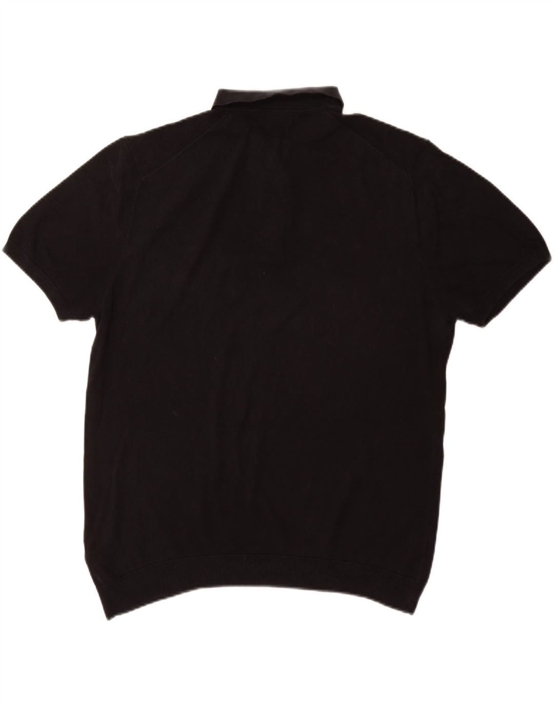 Marks & Spencer - Jersey con cuello tipo polo para hombre, talla grande, color negro
