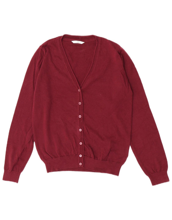 Marks & Spencer Cárdigan para niña 13-14 años Granate Algodón