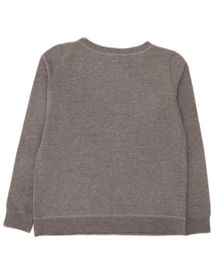 Converse Sudadera de gran tamaño con gráfico para mujer UK 6 XS Gris moteado