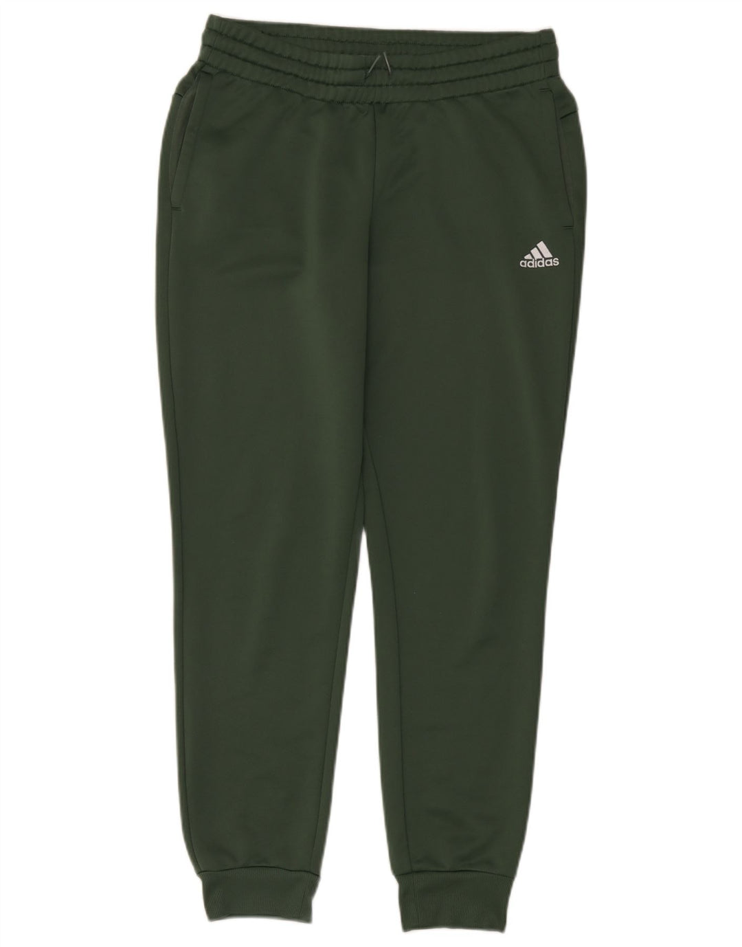 Adidas Pantalones de Chándal para Hombre Joggers UK 12/14 Verde Medio Poliéster