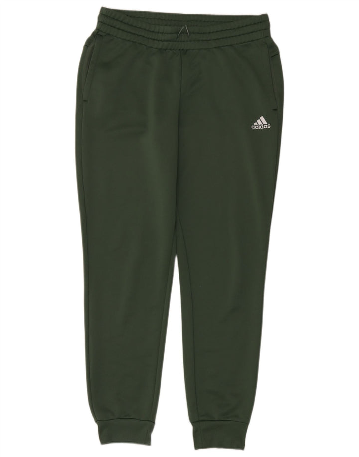 Adidas Pantalones de Chándal para Hombre Joggers UK 12/14 Verde Medio Poliéster