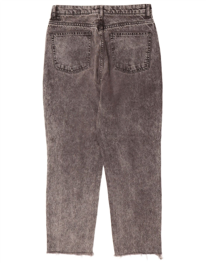 Zara Jeans Cónicos Para Mujer EU 38 Small W28 L26 Gris