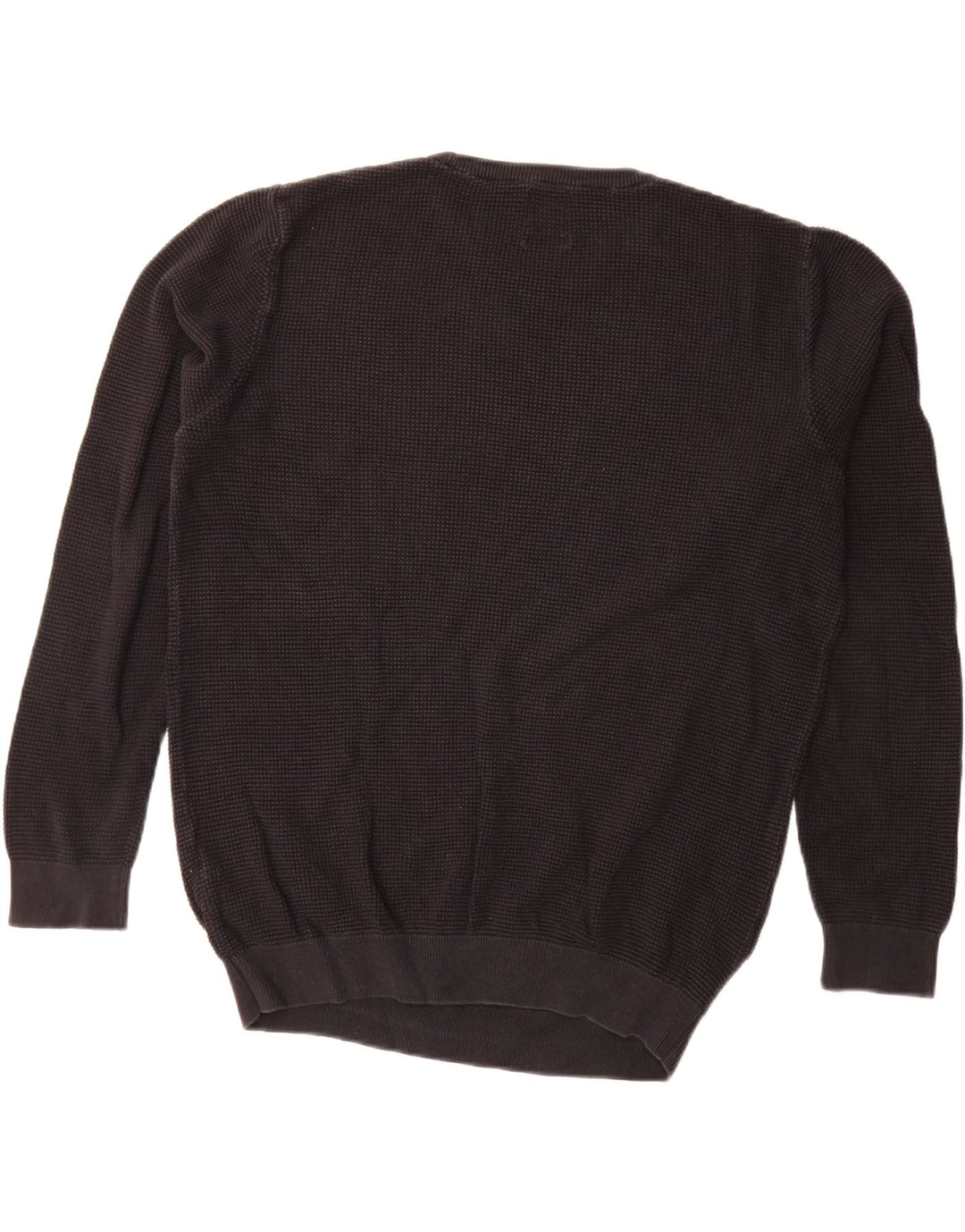ZARA Hombre Jersey Cuello Redondo Jersey Mediano Negro Algodón