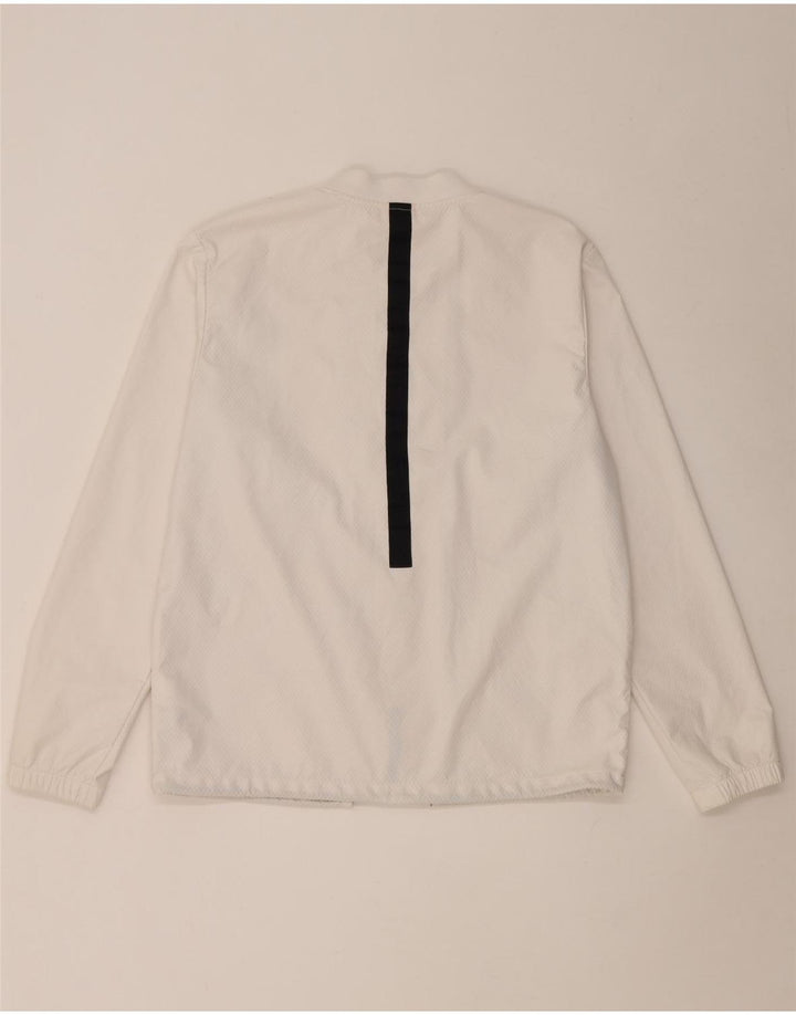 Nike - Chaqueta de chándal para hombre, nailon color block, color blanco mediano
