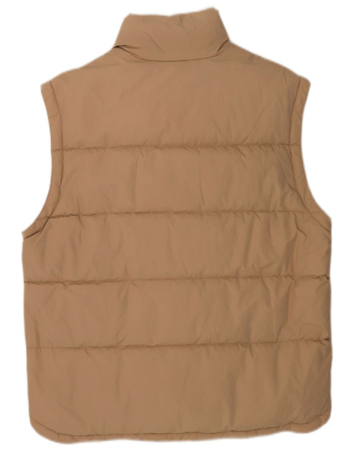 Sergio Tacchini Chaleco acolchado para hombre UK 40 Large Beige