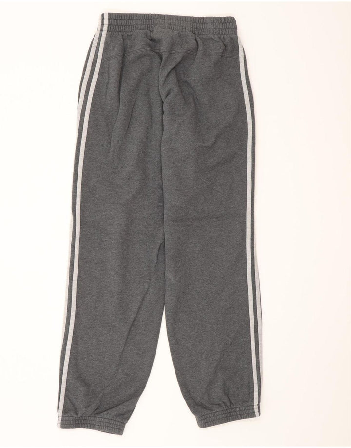 Adidas Hombre Pantalones De Chándal Joggers Pequeño Gris Algodón