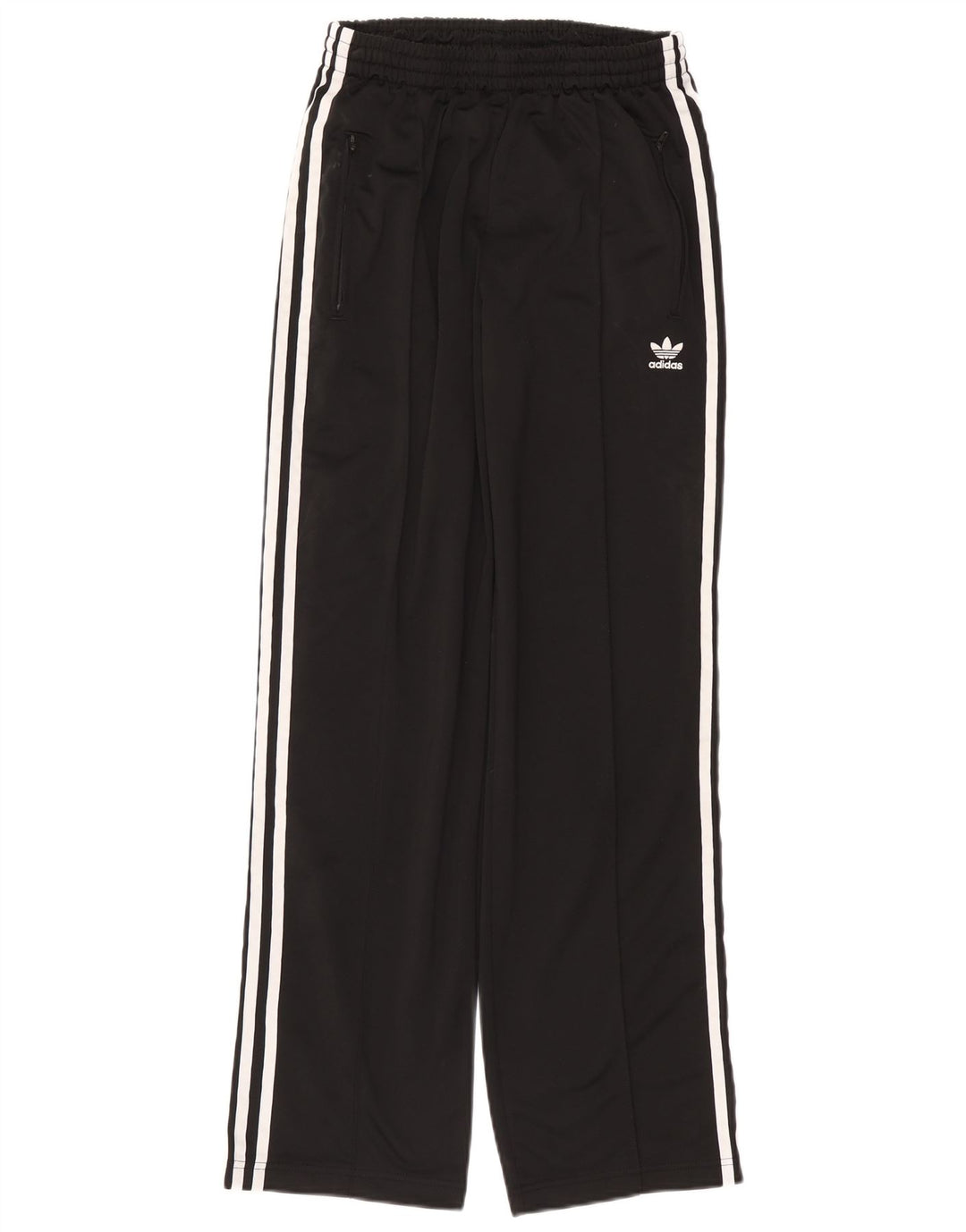 Adidas Pantalones de chándal para mujer UK 12 Medium Negro Poliéster