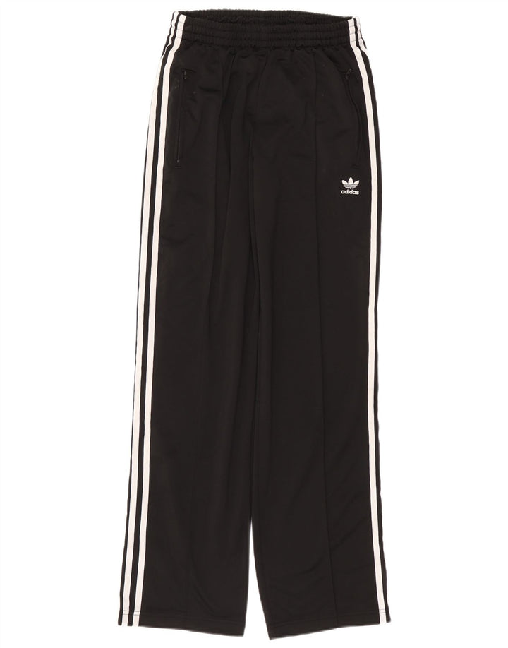 Adidas Pantalones de chándal para mujer UK 12 Medium Negro Poliéster