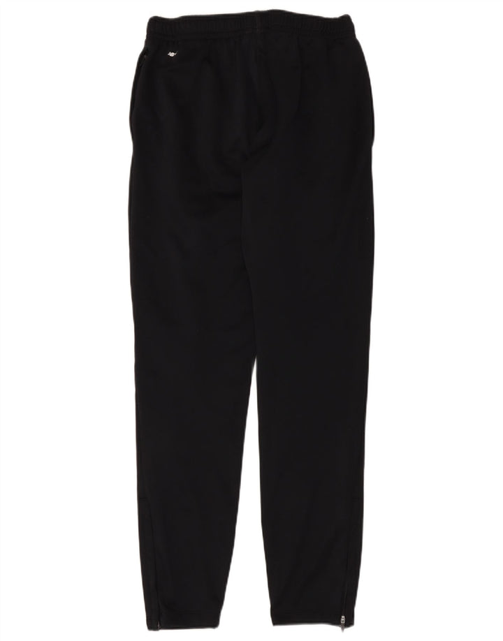 New Balance Hombre Chándal Pantalones Joggers Grande Poliéster Negro
