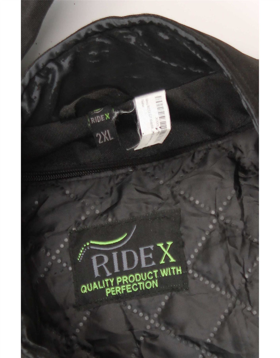 Ridex Chaqueta Racer para hombre UK 44 2XL Negro