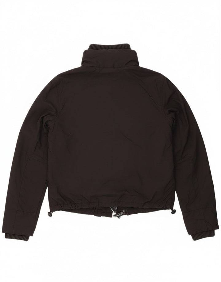 Superdry Chaqueta Lluvia Gráfica Mujer UK 44 Mediana Nylon Negro