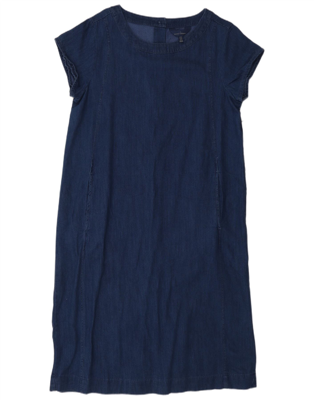 Seasalt Cornwall Vestido recto para mujer UK 44 Grande Algodón azul marino