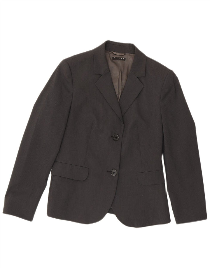 Sisley Chaqueta Blazer De 2 Botones Para Mujer IT 42 Poliéster Gris Medio