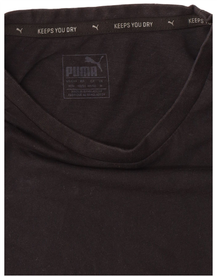 Puma Camiseta gráfica para hombre Top Medium Black