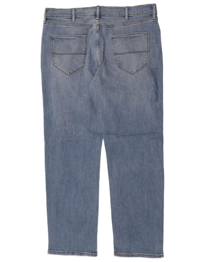 Marks & Spencer Jeans rectos cortos para hombre W36 L29 Algodón azul