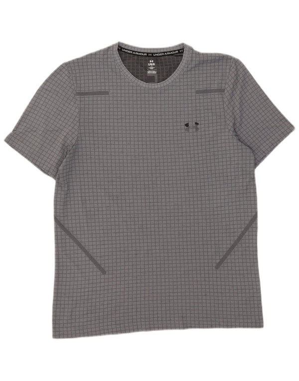 Under Armour Camiseta para hombre Top Large Grey Check