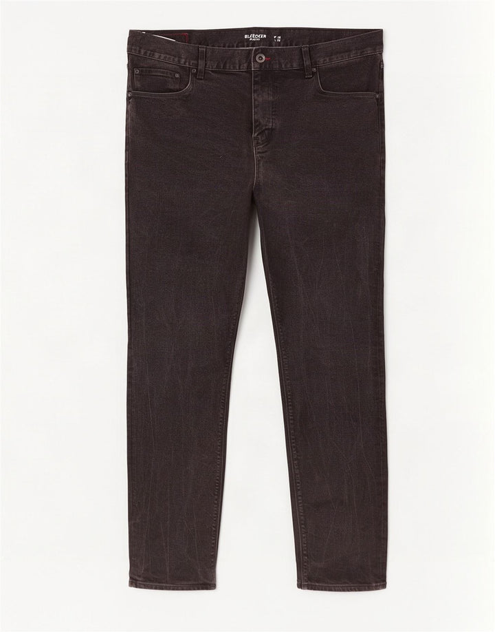 Tommy Hilfiger Vaqueros ajustados Bleecker para hombre W40 L32 Algodón negro