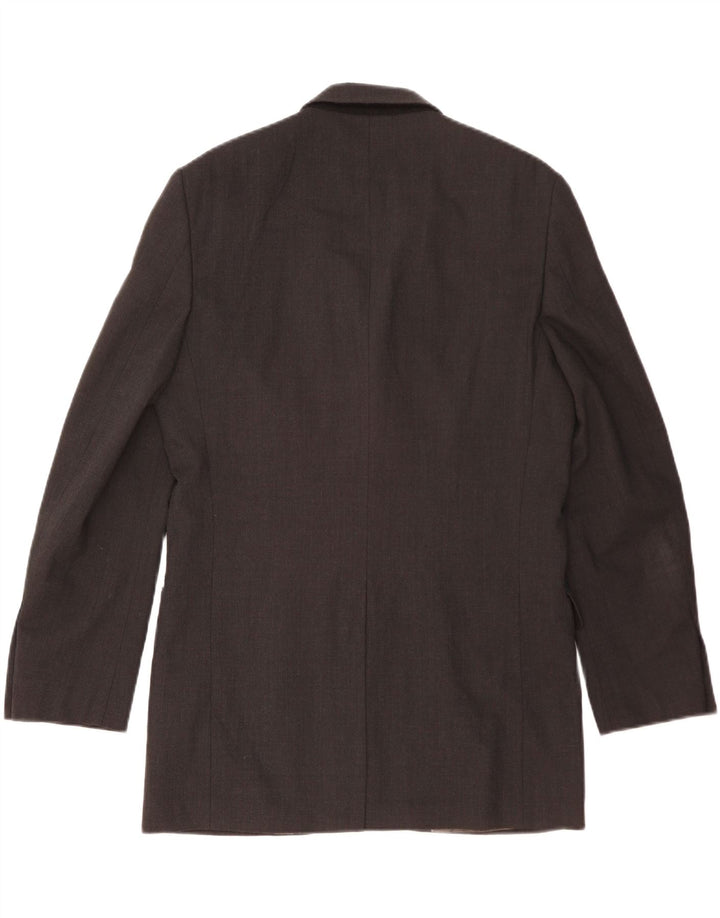 Marks & Spencer Chaqueta tipo blazer de 3 botones para hombre UK 38 Mediano Poliéster negro