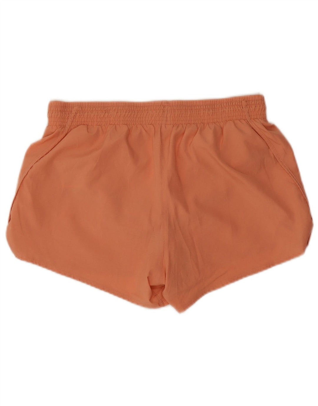 Nike - Pantalones cortos deportivos Dri Fit para mujer, talla 40, poliéster, color naranja medio