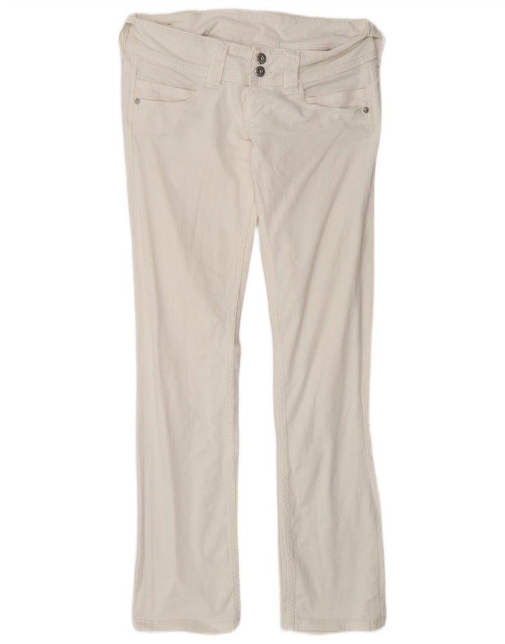 PEPE Jeans Mujer Venus Slim W28 L32 Blanco Algodón