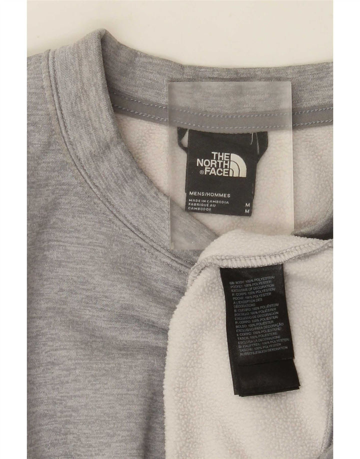 The North Face Hombre Sudadera Jumper Gris Medio Poliéster Moteado