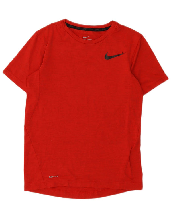 Nike Camiseta Dri Fit para niños 10-11 años Poliéster moteado rojo mediano