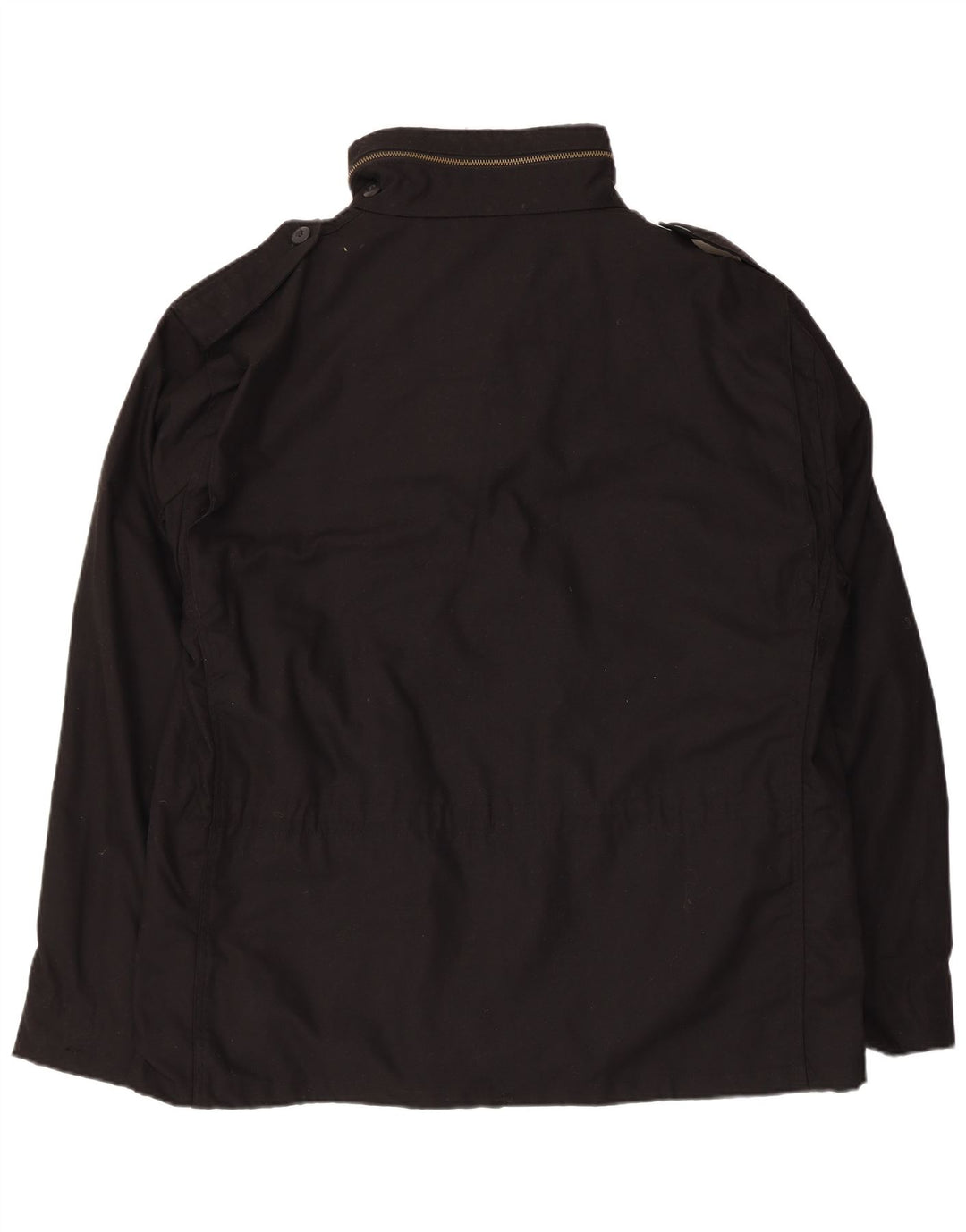 Chaqueta utilitaria vintage para hombre Reino Unido 44 2XL Poliéster negro