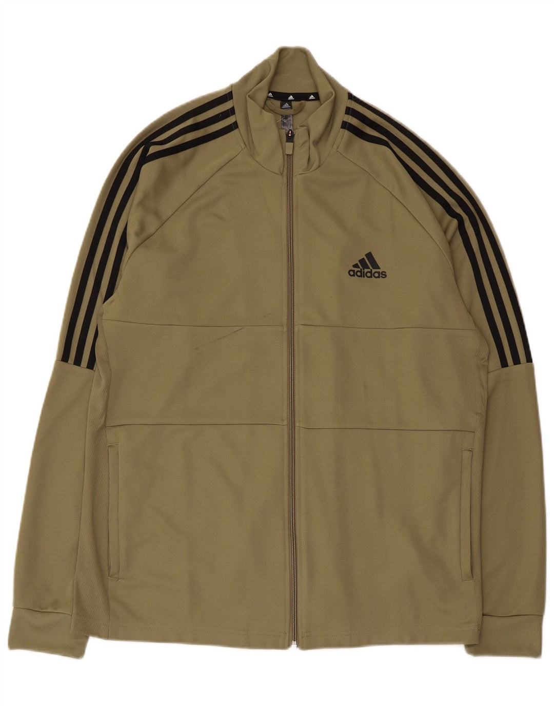 ADIDAS Hombre Aeroready Chándal Top Chaqueta XL Caqui Poliéster