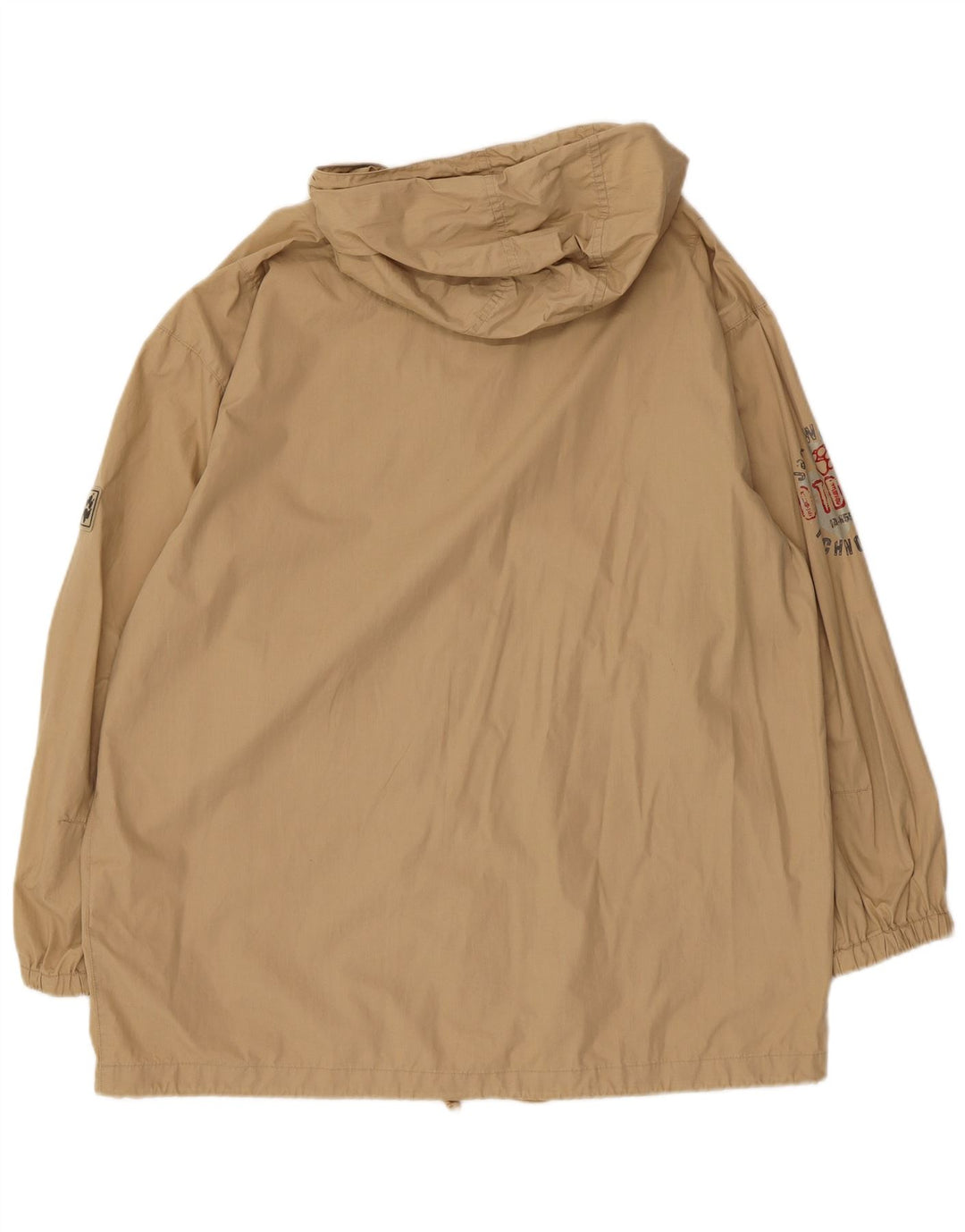 Jack Wolfskin Chaqueta Bomber con Capucha y Estampado para Hombre UK 36/38 Medium Beige
