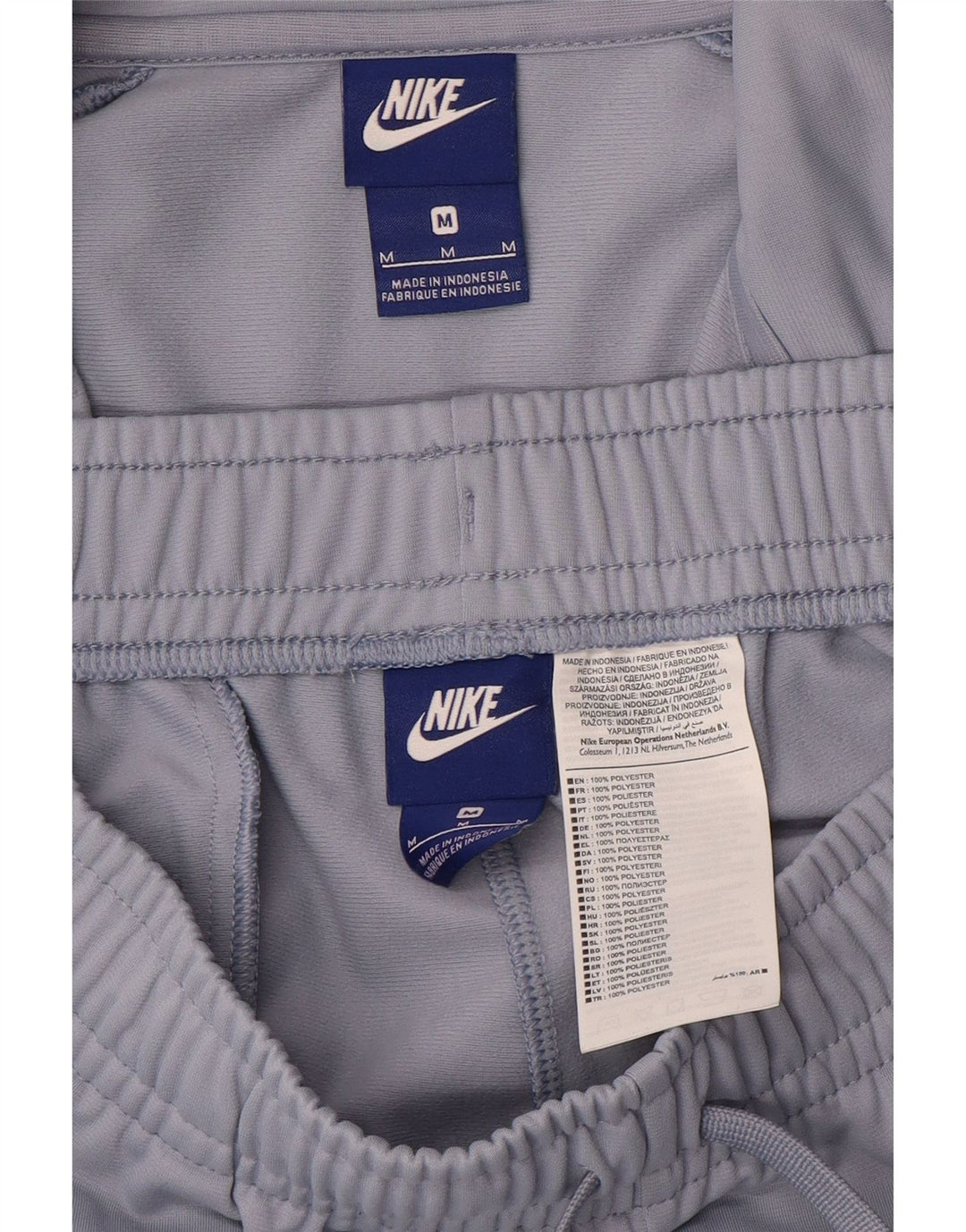 NIKE Mens Full Tracksuit Medium  Blue Polyester