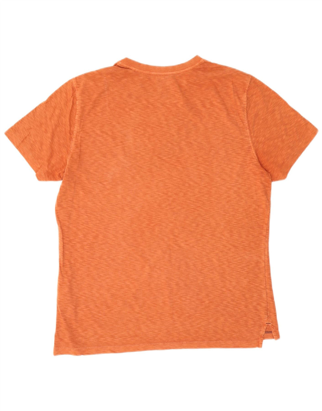 WHITE STUFF Camiseta para hombre Top de algodón moteado naranja mediano