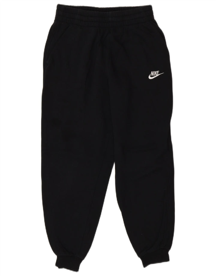 Nike - Pantalones de chándal para niño, 12-13 años, talla grande, algodón negro