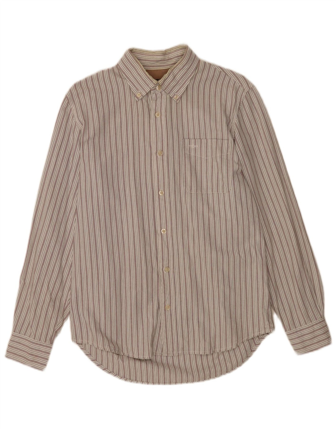Dockers Camisa Hombre Talla 34/36 Pequeña Algodón Rayas Blancas