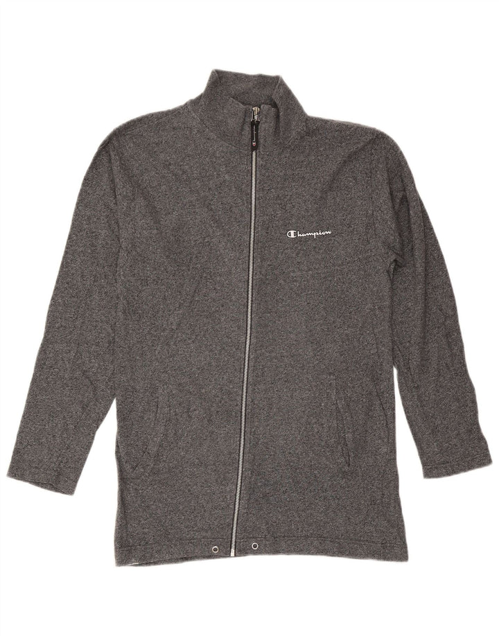 Champion Chaqueta De Chándal Para Hombre Small Grey Moteado De Algodón