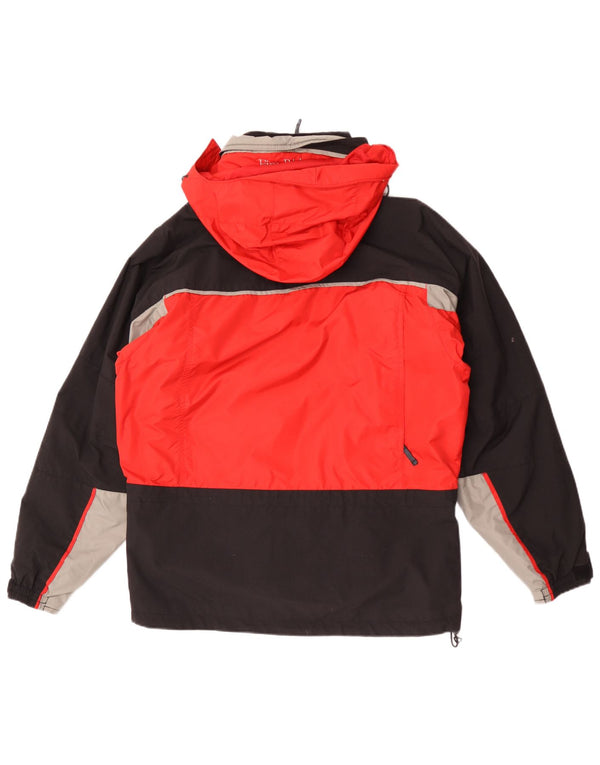 Columbia Chaqueta cortavientos Interchange para hombre Reino Unido 36 Small Rojo Colorblock