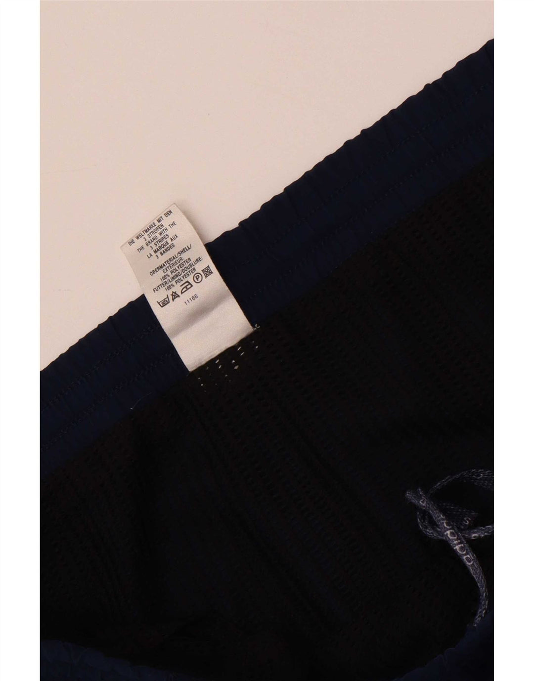 Adidas - Pantalones cortos deportivos para hombre, talla grande, poliéster, color azul marino