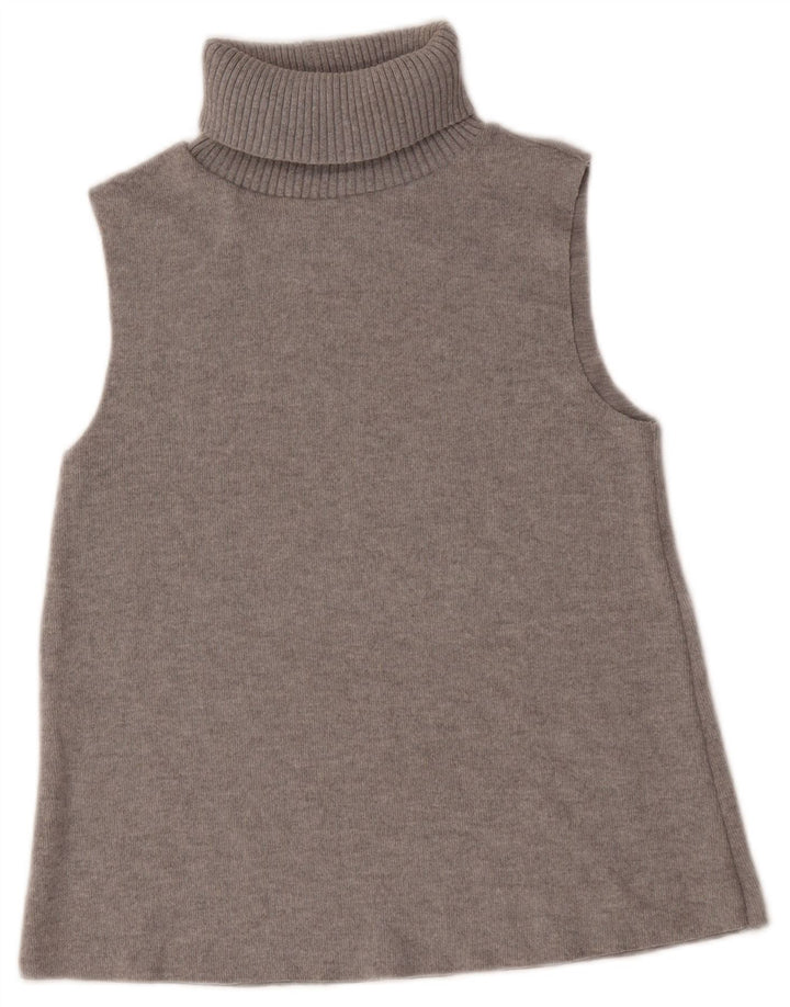 Zara Mujer Chaleco Tank Top UK 10 Small Gris