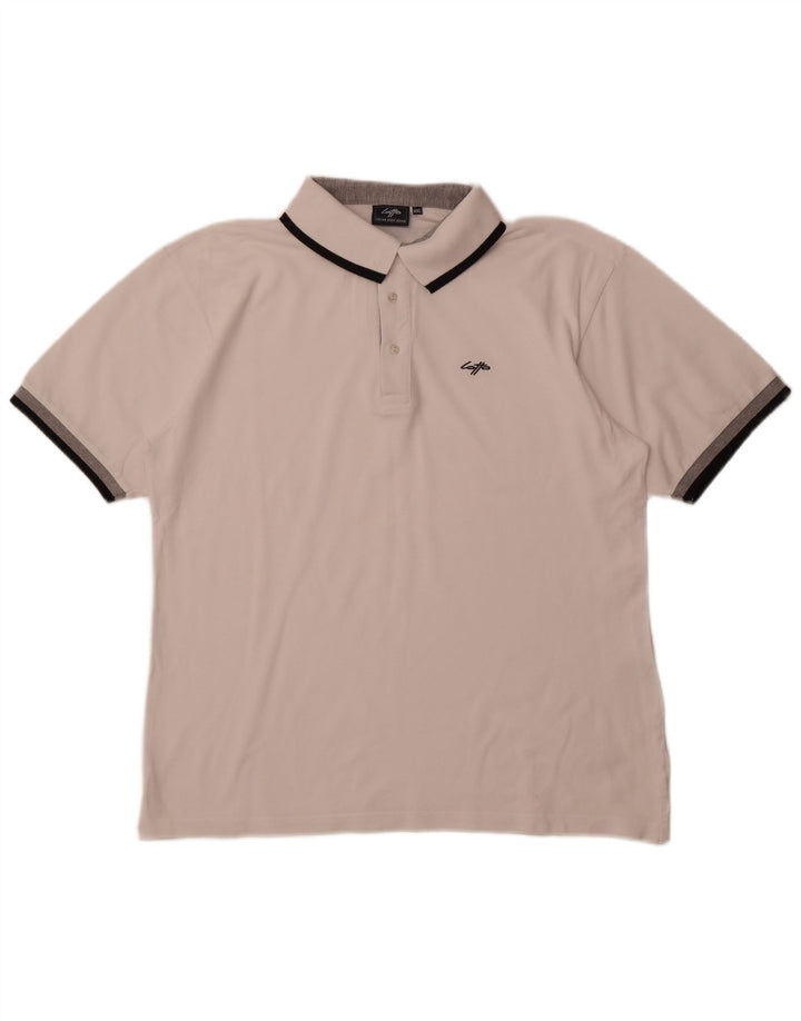 LOTTO Polo Hombre 2XL Blanco