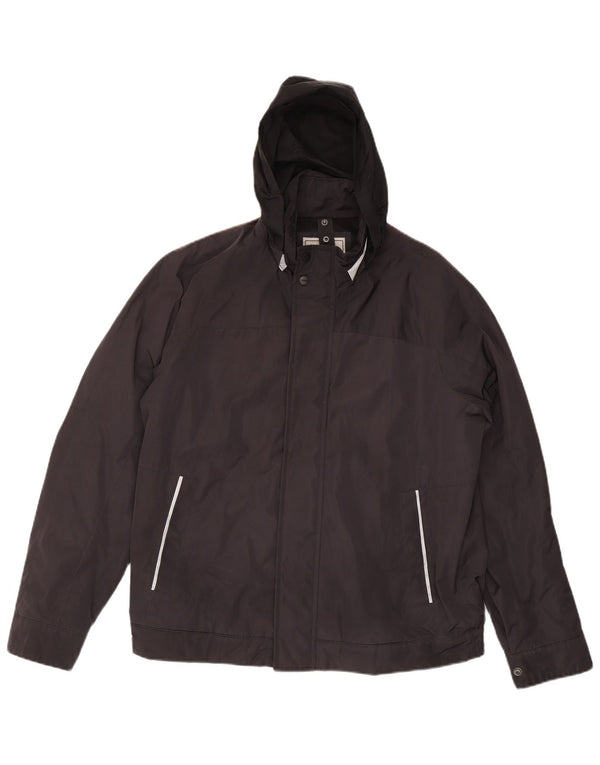 Geox Chaqueta bomber con capucha Respira para hombre UK 46 3XL Poliamida negra