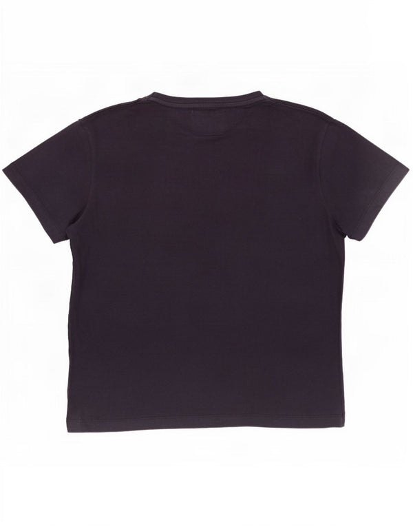 Jack & Jones Camiseta estampada para hombre Top grande de algodón azul marino