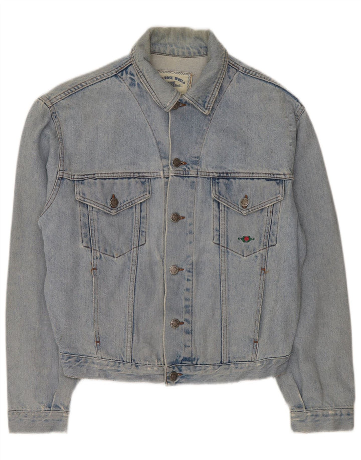 CHARRO Chaqueta vaquera extragrande para mujer UK 10 Small Blue Cotton
