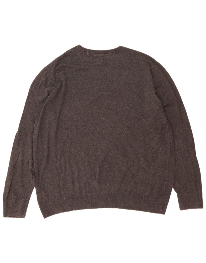 GAP Jersey de Cuello Redondo para Hombre XL Algodón Gris