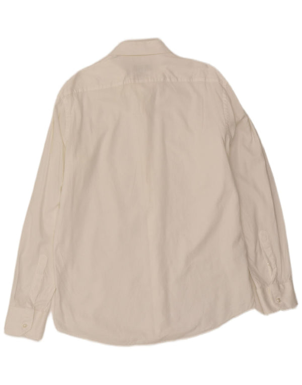 Hugo Boss Camisa de corte regular para hombre Talla 41 Algodón blanco grande