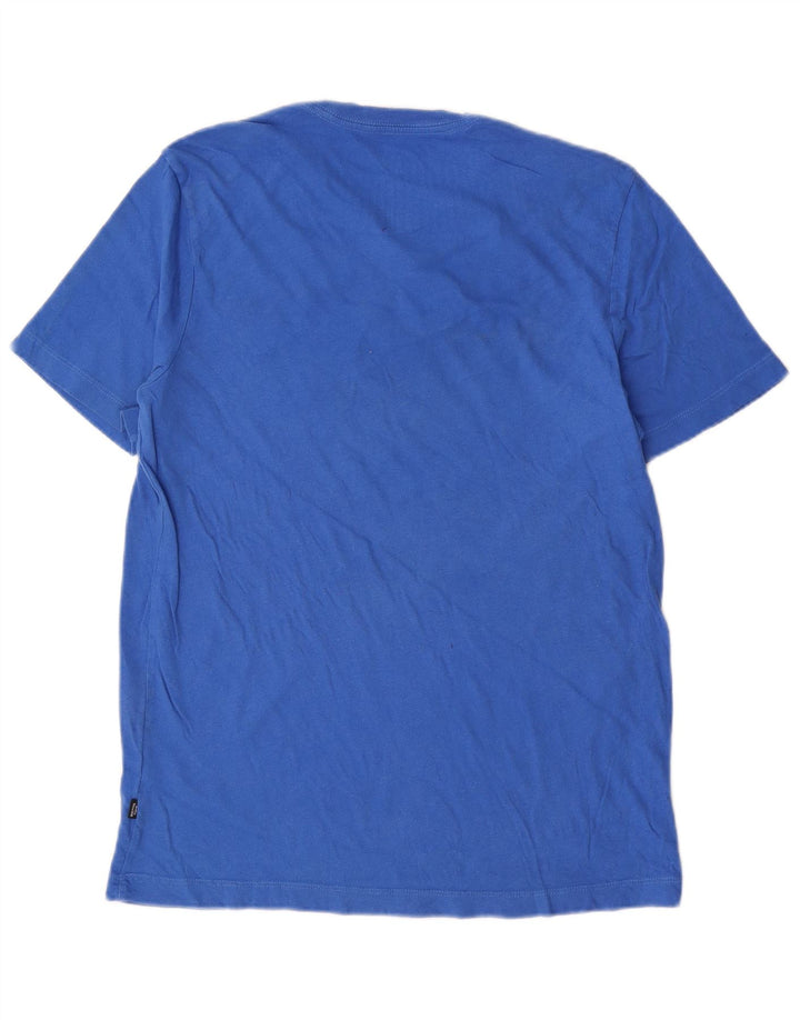PUMA Camiseta gráfica para hombre Top azul medio