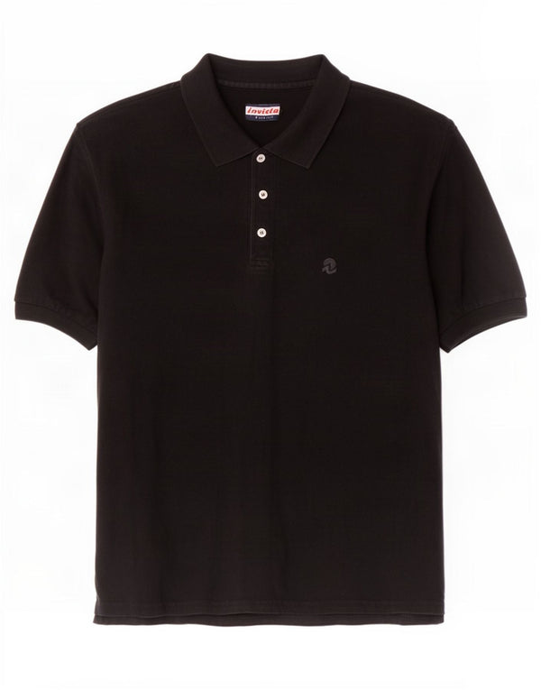 Polo Invicta Hombre XL Algodón Negro