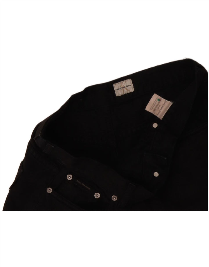 CALVIN KLEIN Shorts vaqueros para hombre W31 Algodón negro mediano