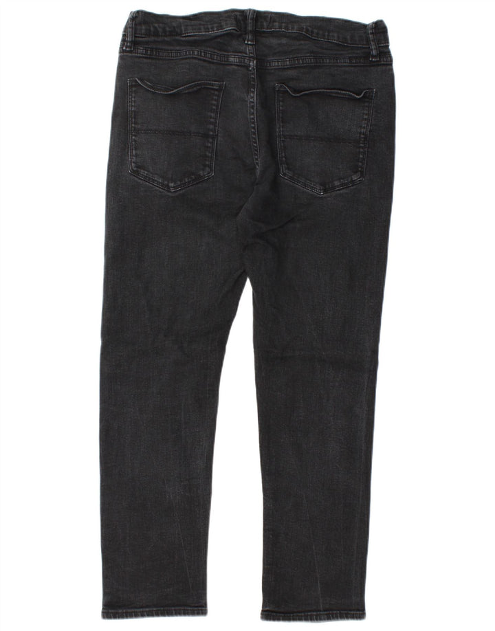 Marks & Spencer Jeans ajustados para hombre W32 L26 Algodón negro
