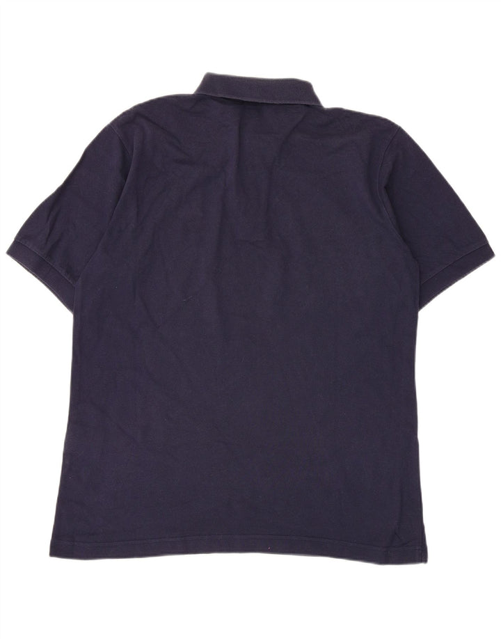 Polo Kappa Hombre Algodón Azul Marino Mediano