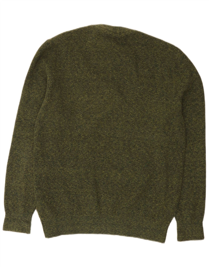 Esprit Jersey De Cuello Redondo Para Hombre De Algodón Caqui Medio