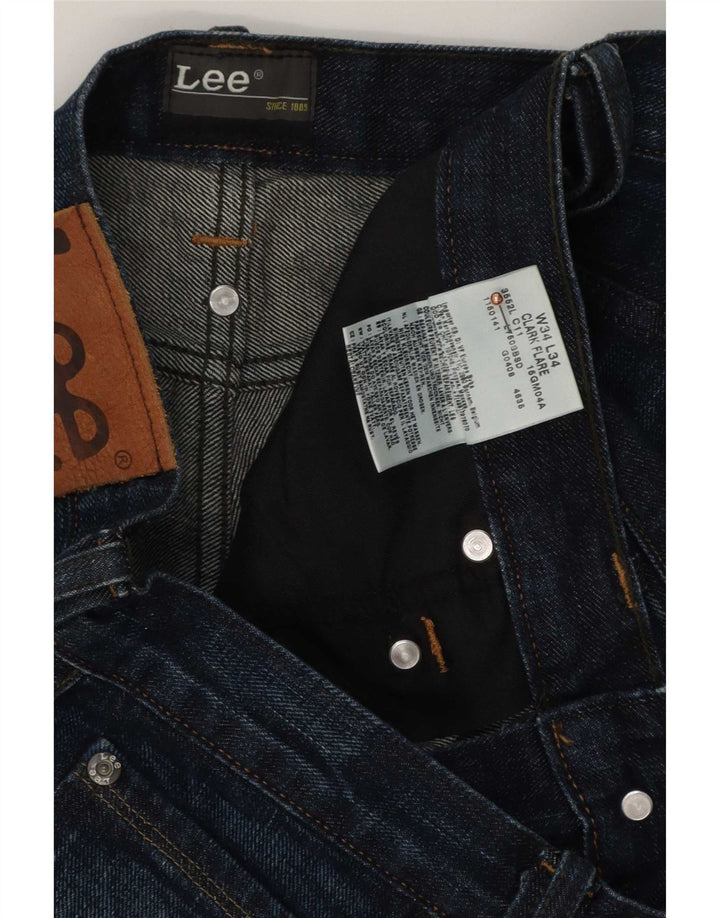 Lee Vaqueros Acampanados Clark para Hombre W34 L31 Algodón Azul Marino